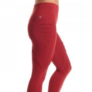 Oiselle Red Aero Tights
